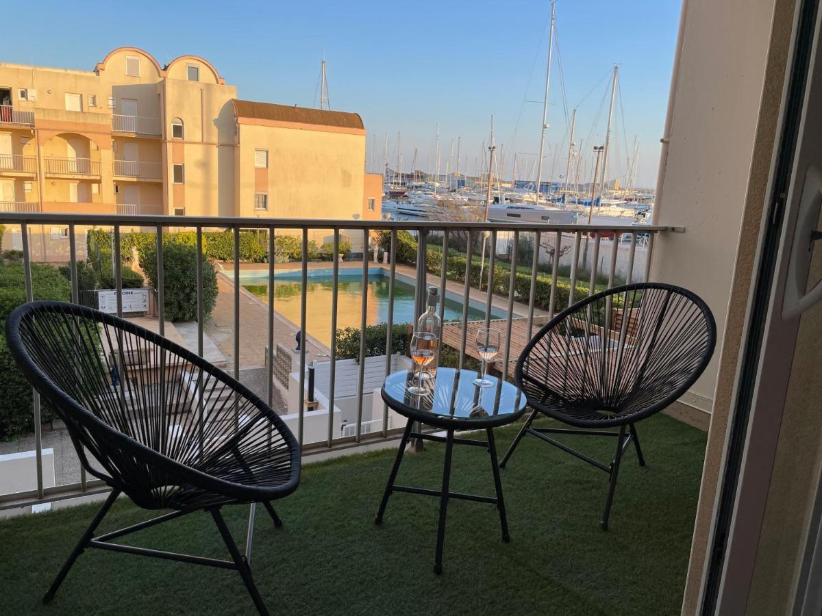 T3 Expo Sud-Est - Parking - Piscine - Clim - Wifi Apartman Gruissan Kültér fotó